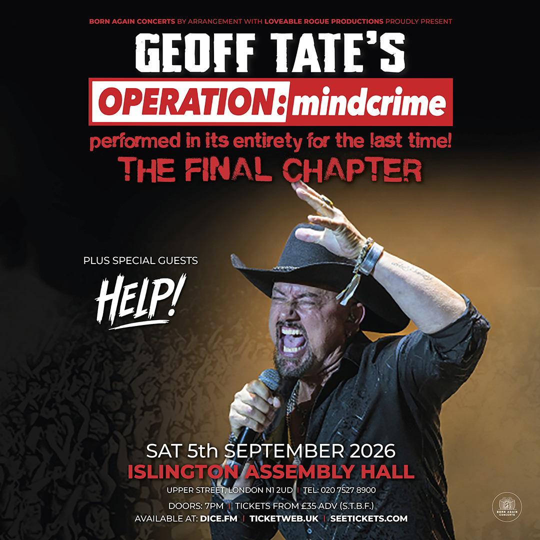 GEOFF TATE'S OPERATION: mindcrime at Islington Assembly Hall - London — event image